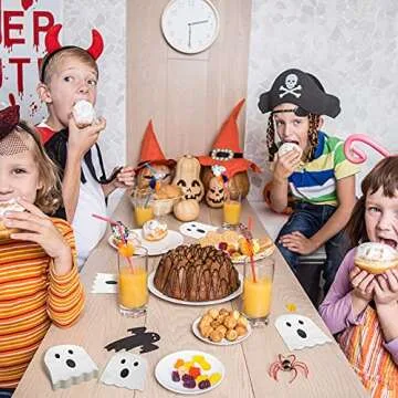 Adorable White Ghost Napkins for Halloween Celebrations