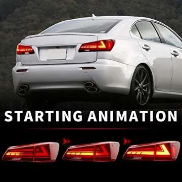 Archaic LED Tail Lights for LEXUS IS Series 2006-2012