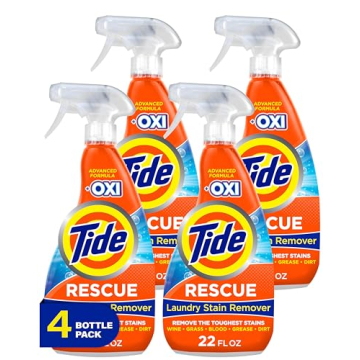 Tide Laundry Stain Remover with Oxi, Rescue Clothes, Upholstery, Carpet and more from Tough Stains, ...