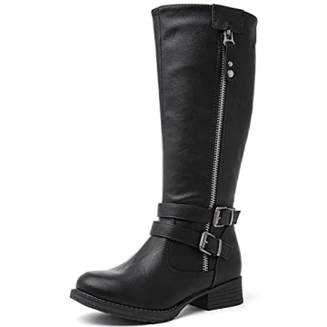 Stylish Comfortable BLACK Knee High Boots for Women