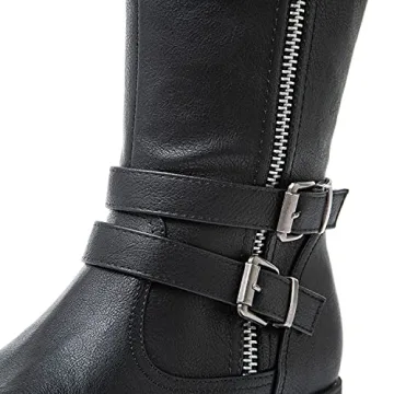 Stylish Comfortable BLACK Knee High Boots for Women