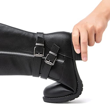 Stylish Comfortable BLACK Knee High Boots for Women