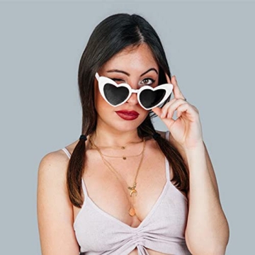 PHABULS Cat Eye Sunglasses 6 Pack for Bachelorette Party