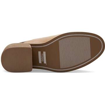 TOMS Leila Slingback Booties for Women in Honey Leather