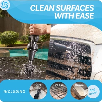 Brush Hero Wheel Brush - Water-Powered Cleaning for Vehicles