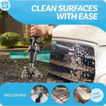 Brush Hero Wheel Brush - Water-Powered Cleaning for Vehicles