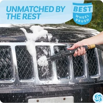Brush Hero Wheel Brush - Water-Powered Cleaning for Vehicles
