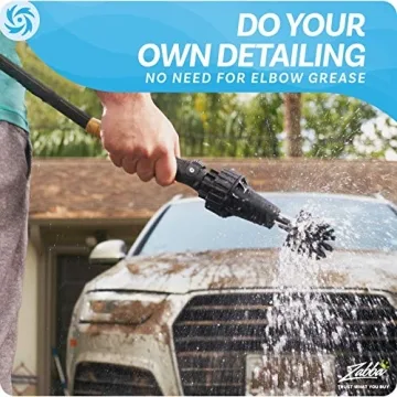 Brush Hero Wheel Brush - Water-Powered Cleaning for Vehicles