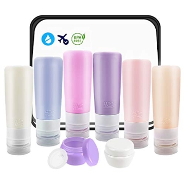 TCJJ Travel Bottles Set - TSA Approved Leakproof Containers