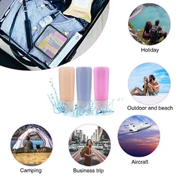 TCJJ Travel Bottles Set - TSA Approved Leakproof Containers