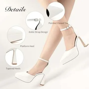 Stylish JENN ARDOR Women’s Chunky Heels for Every Occasion