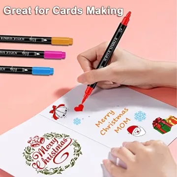 24 Colors Acrylic Paint Pens for Creative Projects