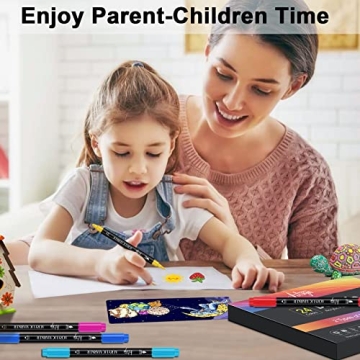 24 Colors Acrylic Paint Pens for Creative Projects