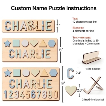 Personalized Name Puzzle for Kids | 1-3 Years Educational Toy