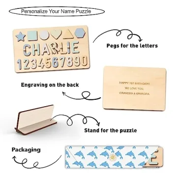 Personalized Name Puzzle for Kids | 1-3 Years Educational Toy