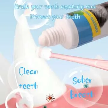 CUECOMER Pet Cat Dog Toothbrush and Toothpaste Brushing Kit - Vanilla Flavor for Fresh Breath