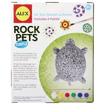 Alex Toys: Rock Pets Turtle, Kids Art and Craft Activity, Create a Pet that Rocks, Great Rainy Day A...