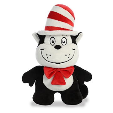 Aurora® Whimsical Dr. Seuss™ Dood Plushie™ Cat in The Hat Stuffed Animal - Magical Storytelling...