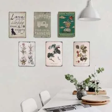 WZVZGZ Vintage Metal Sign for Home & Office Decor 8x12