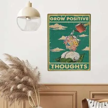 WZVZGZ Vintage Metal Sign for Home & Office Decor 8x12