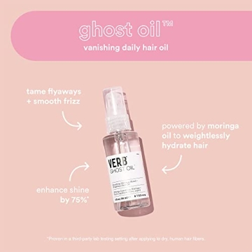 Lightweight VERB Ghost Oil for Shine and Frizz Control