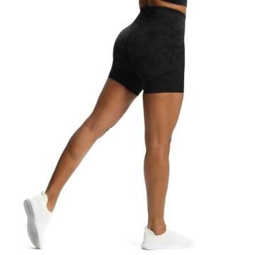 Aoxjox Metamorph Workout Biker Shorts for Women Tummy Control High Waisted Athletic Gym Running Deep...