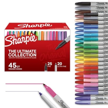 Sharpie 45 Count Permanent Markers: Ultimate Cosmic Collection