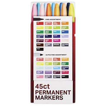 Sharpie 45 Count Permanent Markers: Ultimate Cosmic Collection