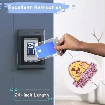 Funny Badge Holder Retractable Cute Dog Badges Reels Accessories ID Clip for Nursing Nurses Doctor Student Teacher Healthcare Medical Work Assistant MA CNA RN ER Office Gifts