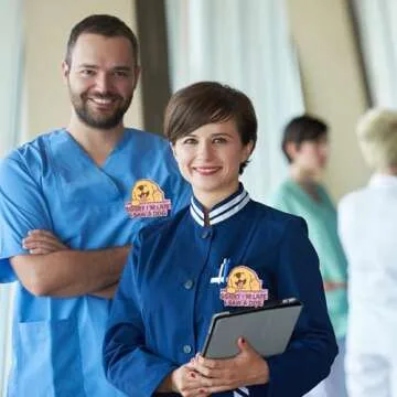 Funny Badge Holder Retractable Cute Dog Badges Reels Accessories ID Clip for Nursing Nurses Doctor Student Teacher Healthcare Medical Work Assistant MA CNA RN ER Office Gifts