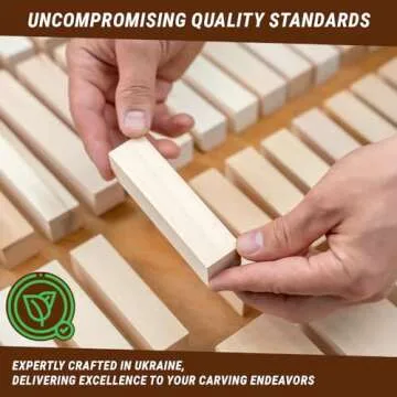 BeaverCraft 19PCS Basswood Carving Blocks for Creatives