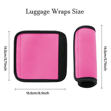 Bright Comfort Luggage Handle Wraps - Travel Essentials