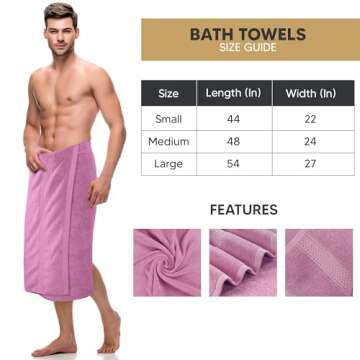 Utopia Towels 4 Pack Premium Bath Towels Set, (27 x 54 Inches) 100% Ring Spun Cotton 600GSM, Lightwe...