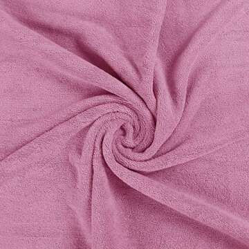 Utopia Towels 4 Pack Premium Bath Towels Set, (27 x 54 Inches) 100% Ring Spun Cotton 600GSM, Lightweight and Highly Absorbent Quick Drying Towels, Perfect for Daily Use (Pink)