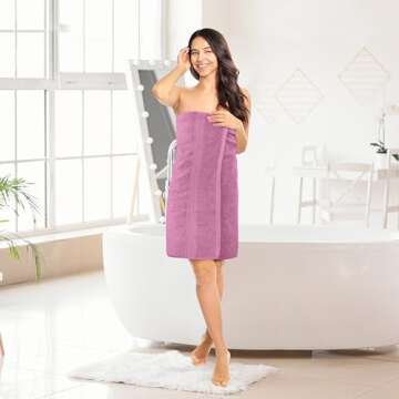 Utopia Towels 4 Pack Premium Bath Towels Set, (27 x 54 Inches) 100% Ring Spun Cotton 600GSM, Lightweight and Highly Absorbent Quick Drying Towels, Perfect for Daily Use (Pink)