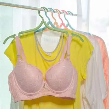 12Pcs Travel Hangers Foldable Portable Plastic Hangers Folding Clothes Hangers Space Saving Clothes Hangers for Business Trip Travel