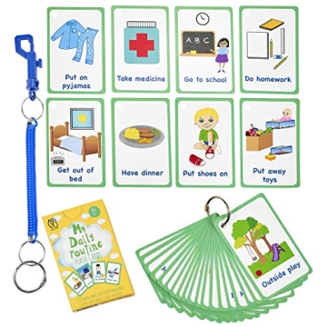 Daily Routine Flashcards for Speech Development
