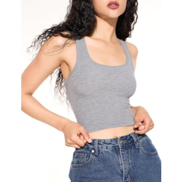 Stylish Women’s Sleeveless Crop Top for Summer Wear