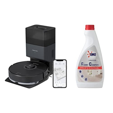 Roborock Q7 Max+ Robot Vacuum and Mop with Multi-Surface Floor Cleaning Solution Bundle