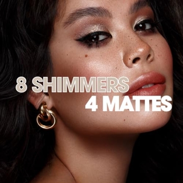 Lamora Nude Neutral Palette - 12 Pigmented Shades for Every Look