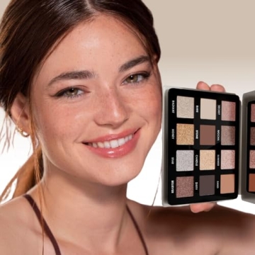 Lamora Nude Neutral Palette - 12 Pigmented Shades for Every Look
