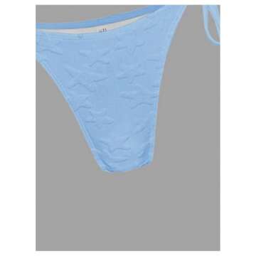 Milumia Star Print 2 Piece Tie Knot Swimsuit for Women