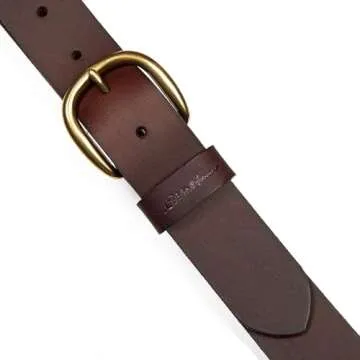 Eddie Bauer Women's Classic Leather Belt - Durable Style