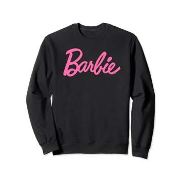 Barbie Barbie Logo Sweatshirt ,Grey ,Small