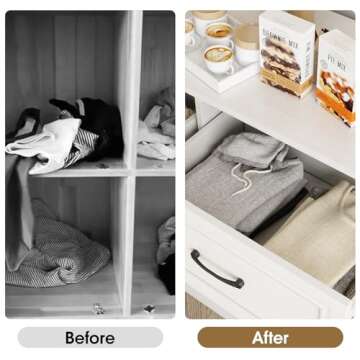 Fameill 6 Drawer Dresser with Charging Station for All Rooms