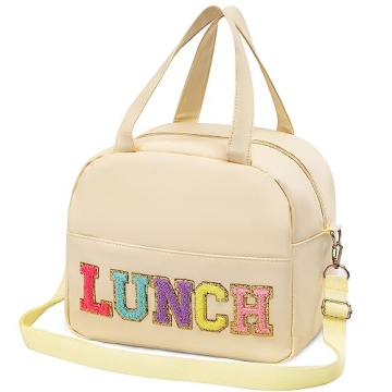 LUCKIPLUS Lunch Bag for Women Personalized Insulated Lunch Box for Adults with Adjustable Shoulder S...