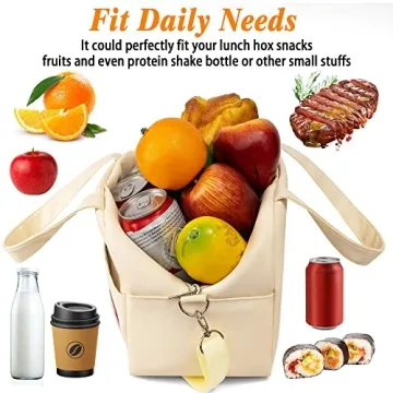 LUCKIPLUS Women’s Personalized Insulated Lunch Bag