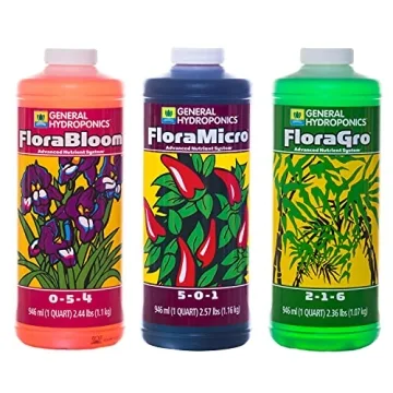 Flora Series 3-Part Hydroponic Nutrient System - Boost Plant Growth & Yield