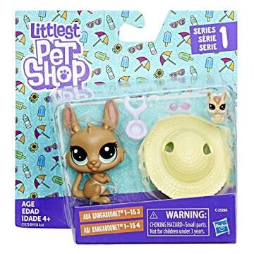 Littlest Pet Shop Pet Pair (Kangaroos) - Classic and Teensie Scale Fun!