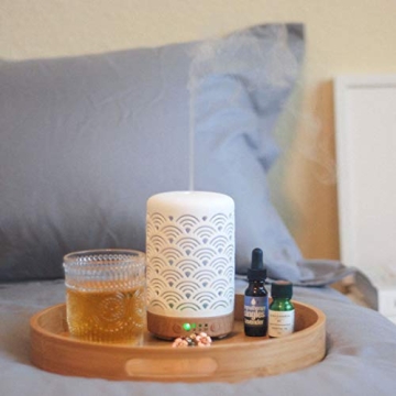Stylish HOMNAS Essential Oil Diffuser for Aromatherapy Bliss
